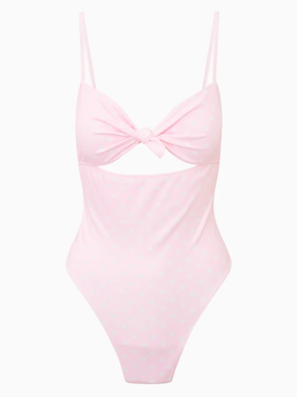 LoveShackFancy Harley Polkadot One-Piece Swimsuit XXL